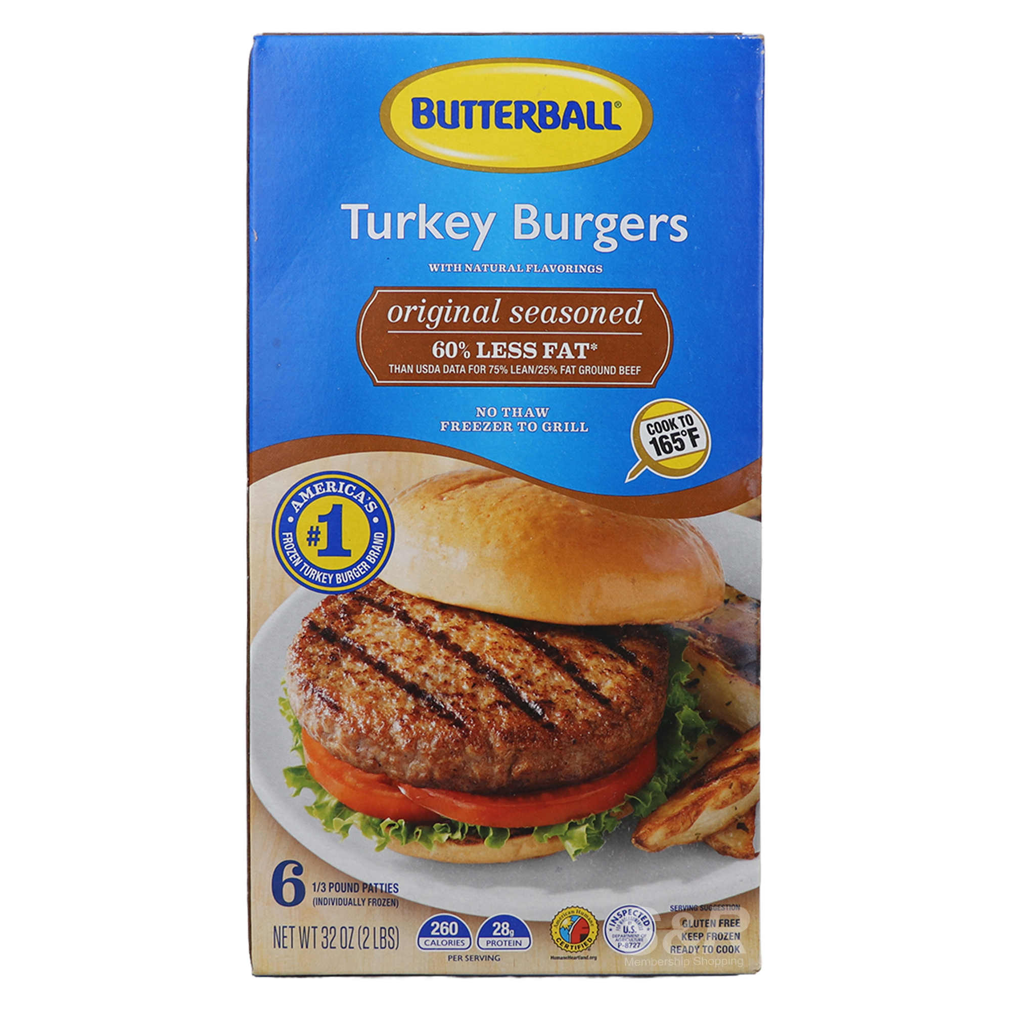 Butterball Turkey Burgers 6 Patties Butterball Turkey Burgers 6 Patties